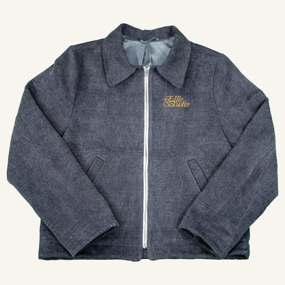 GIACCA FODERATA IN CANVAS DI LINO