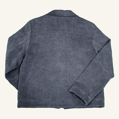 GIACCA FODERATA IN CANVAS DI LINO