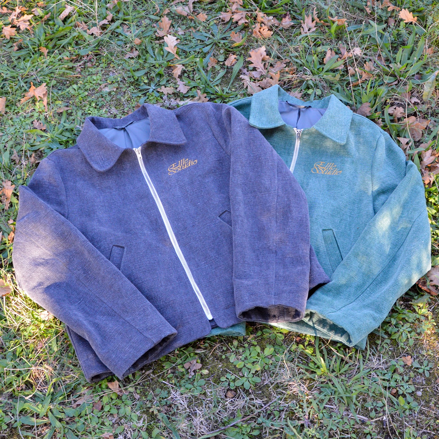 GIACCA FODERATA IN CANVAS DI LINO