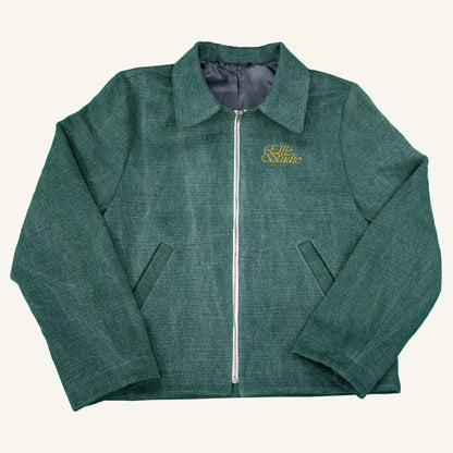 GIACCA FODERATA IN CANVAS DI LINO