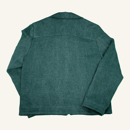 GIACCA FODERATA IN CANVAS DI LINO