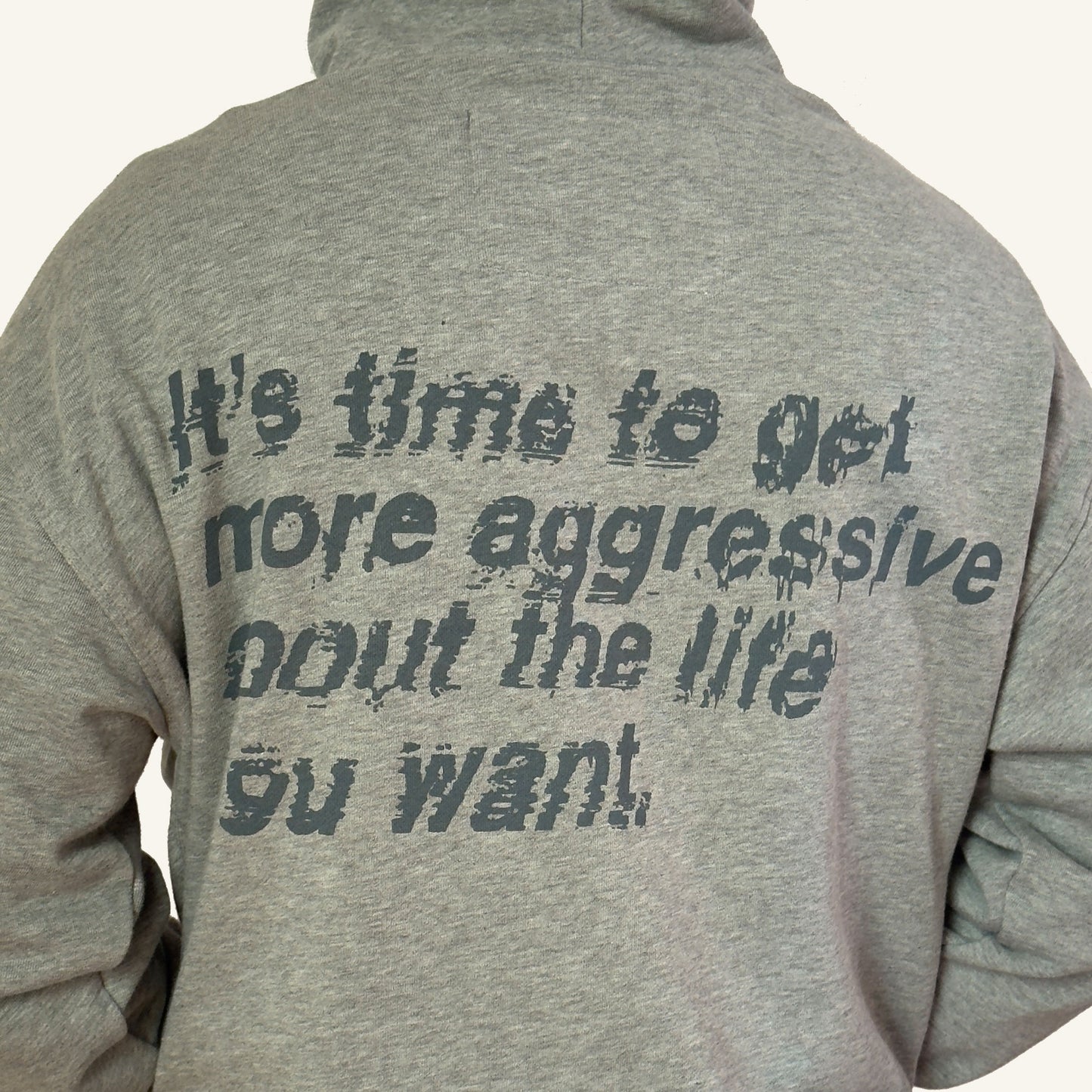 ZIP HOODIE 01 — GREY