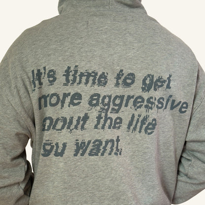 ZIP HOODIE 01 — GREY