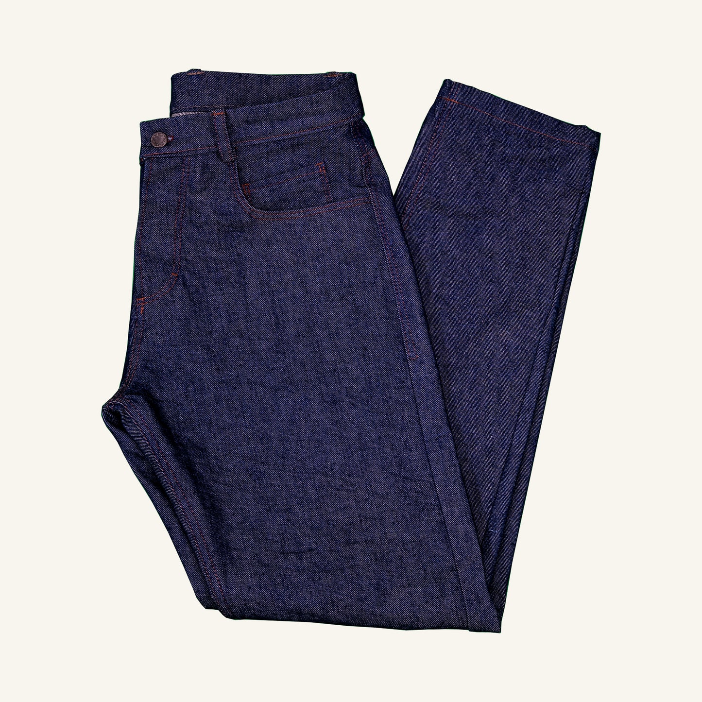 JEANS IN DENIM PESANTE