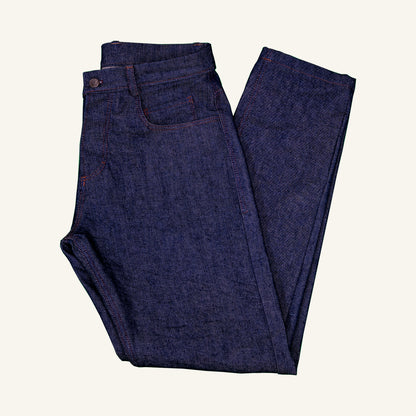 JEANS IN DENIM PESANTE