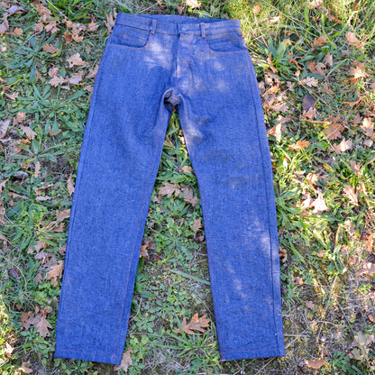 JEANS IN DENIM PESANTE