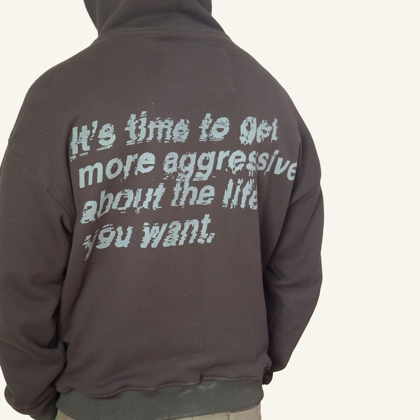 ZIP HOODIE 01 — BLACK