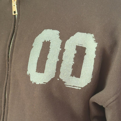 ZIP HOODIE 01 — BLACK